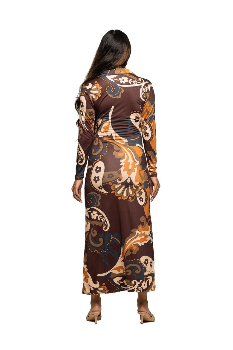 Paisley Empire Waist Maxi Dress