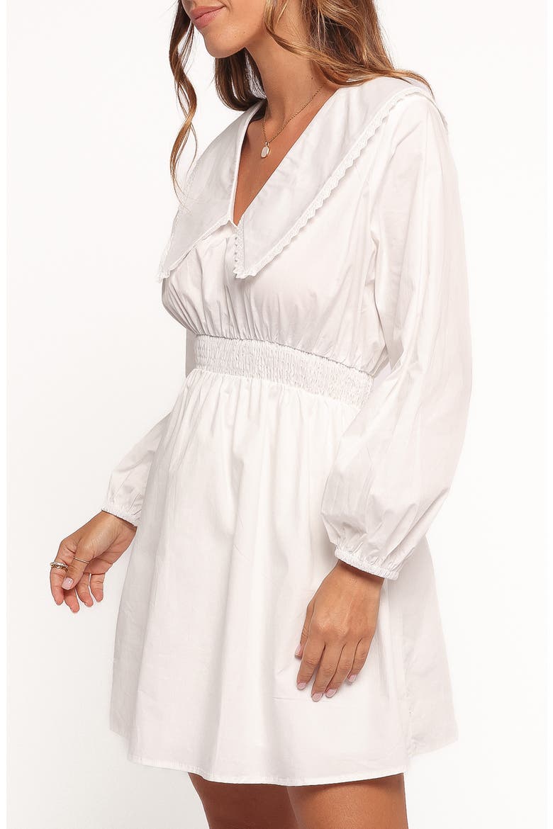 Nerida Long Sleeve Cotton Minidress