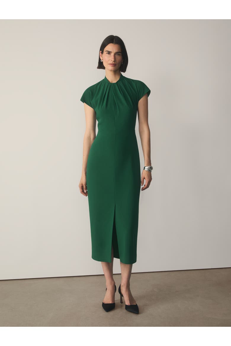 Rossano Short Sleeve High Neck Dress