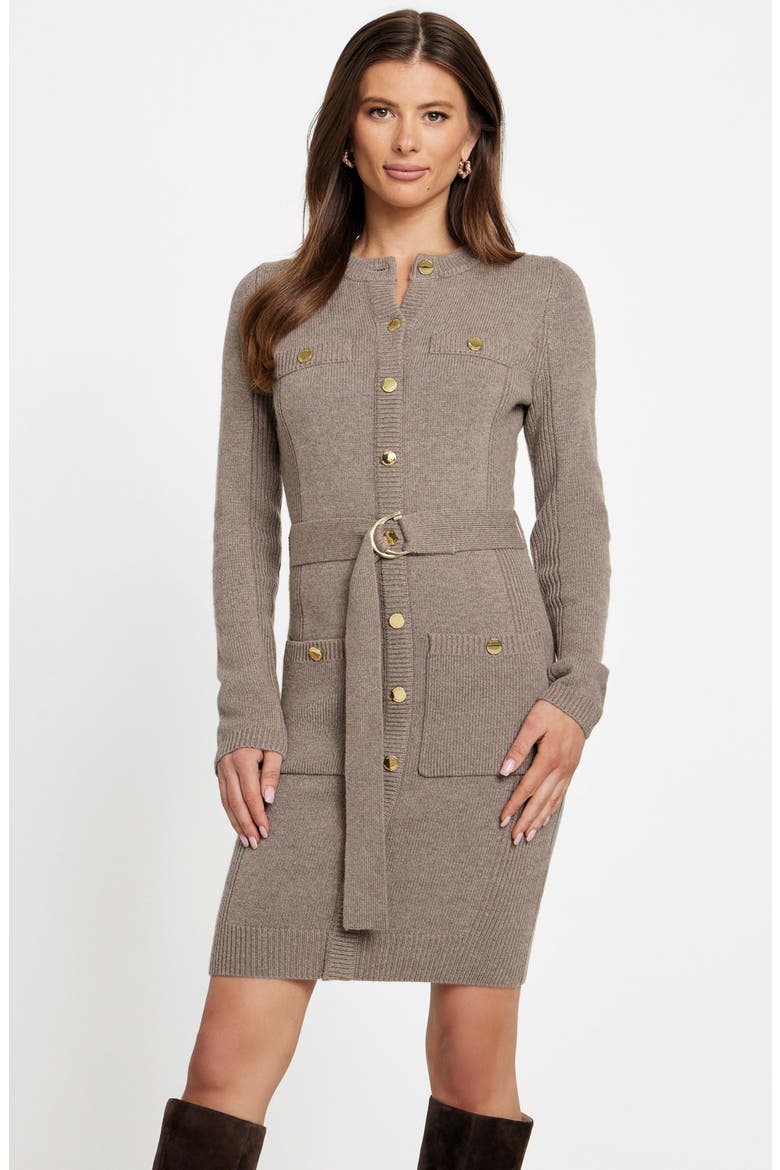 Afrah Long Sleeve Sweater Dress