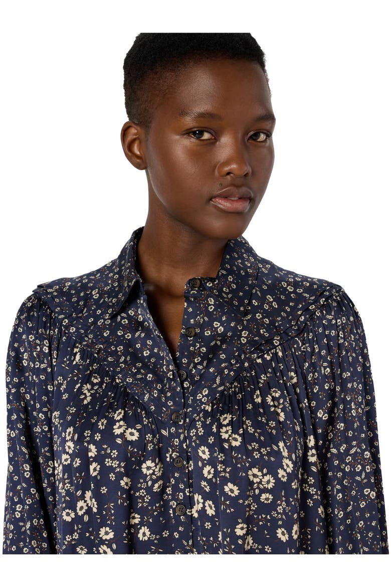 Leana Printed Shirt Dress