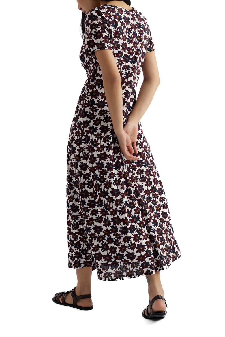 Chapelle Floral Organic Cotton Jersey Midi Dress