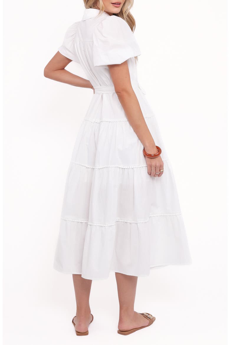 Louella Tie Waist Tiered Maxi Dress