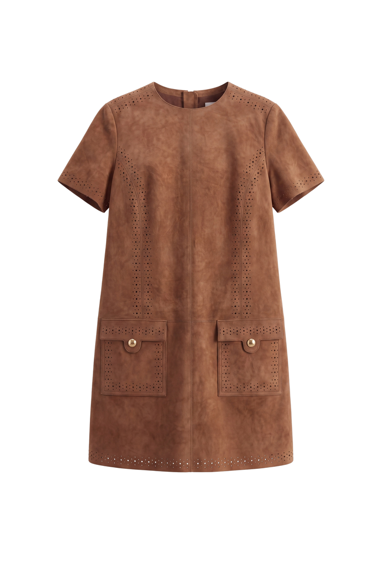 Madison Genuine Suede Mini Dress