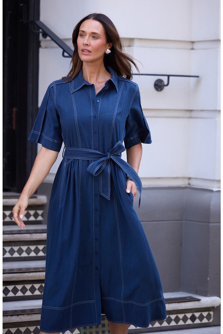 Leo Maxi Shirtdress