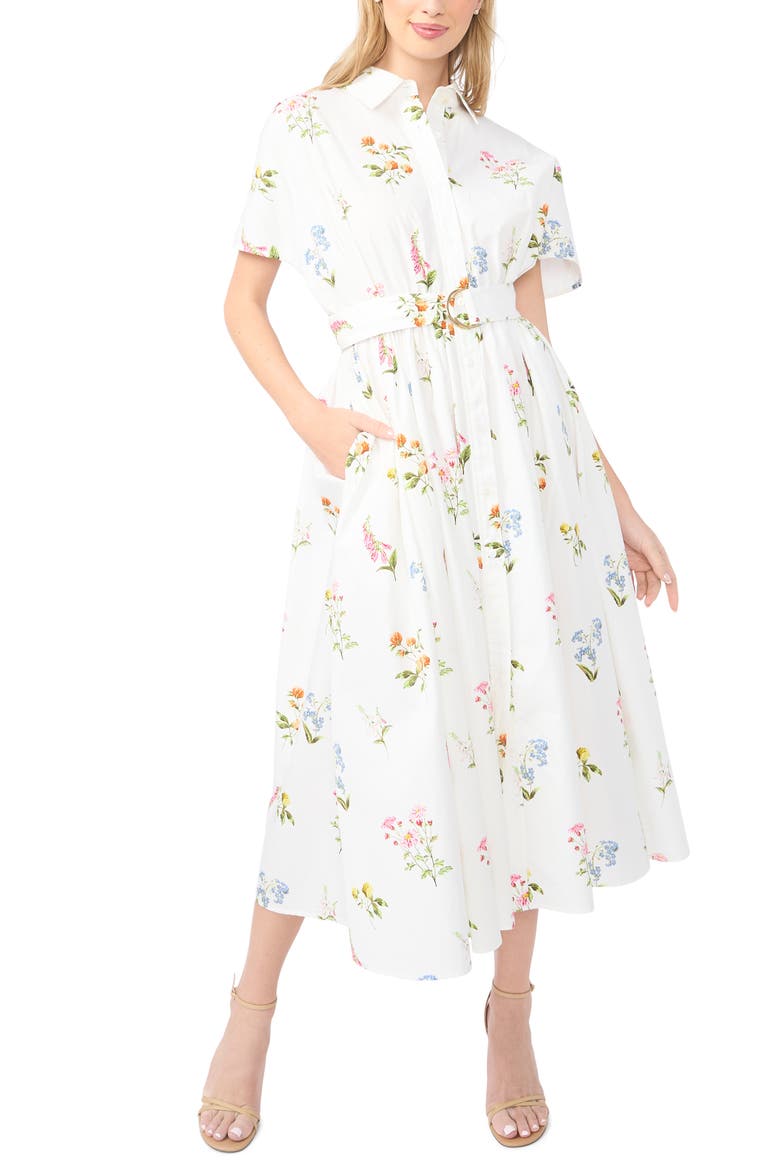 Riley Drop Shoulder Cotton Shirtdress