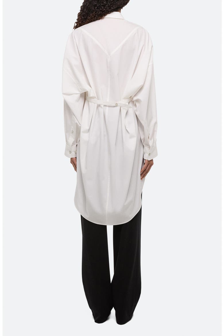 Long Sleeve Cotton Mini Shirtdress