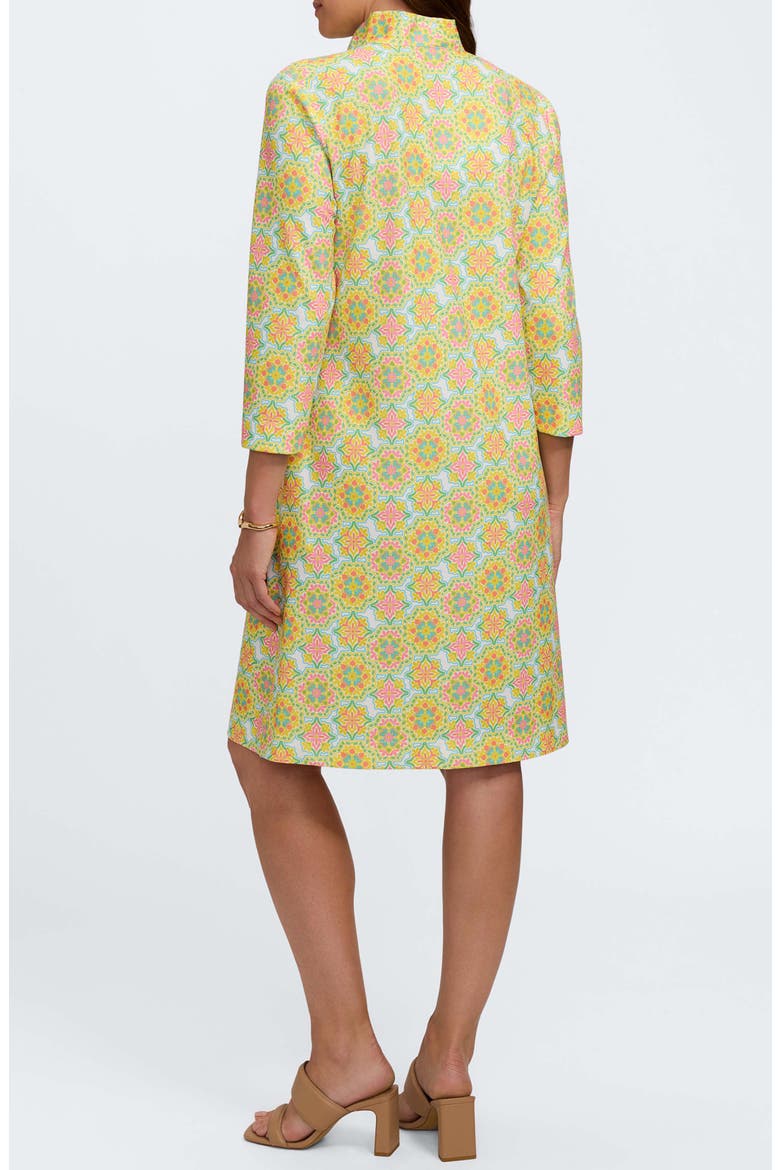 Tammy Tile Print Collared Dress