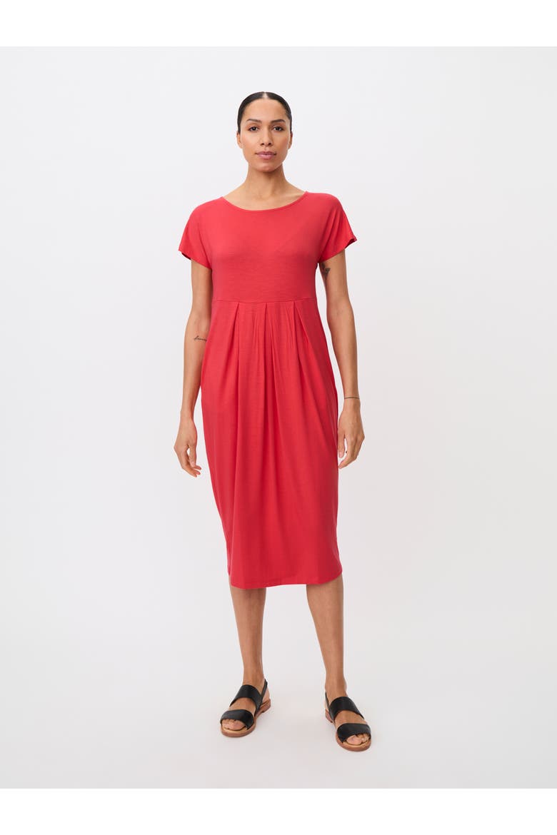 Gathered Waist Midi Dress