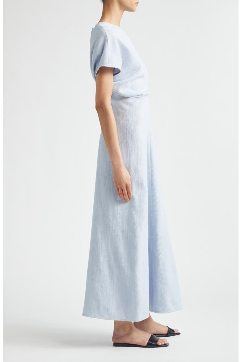 Crinkle Texture Knit Maxi Dress