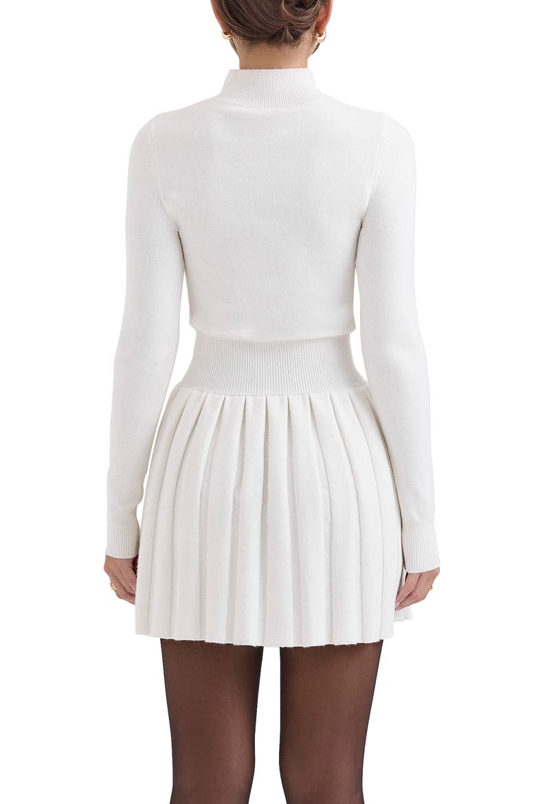Willow Mock Neck Long Sleeve Mini Sweater Dress