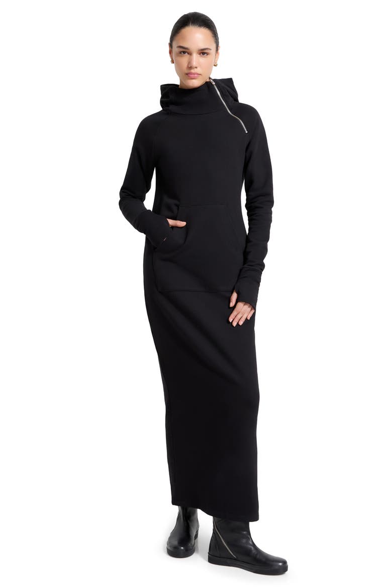 Tompkins Long Sleeve Hoodie Maxi Dress