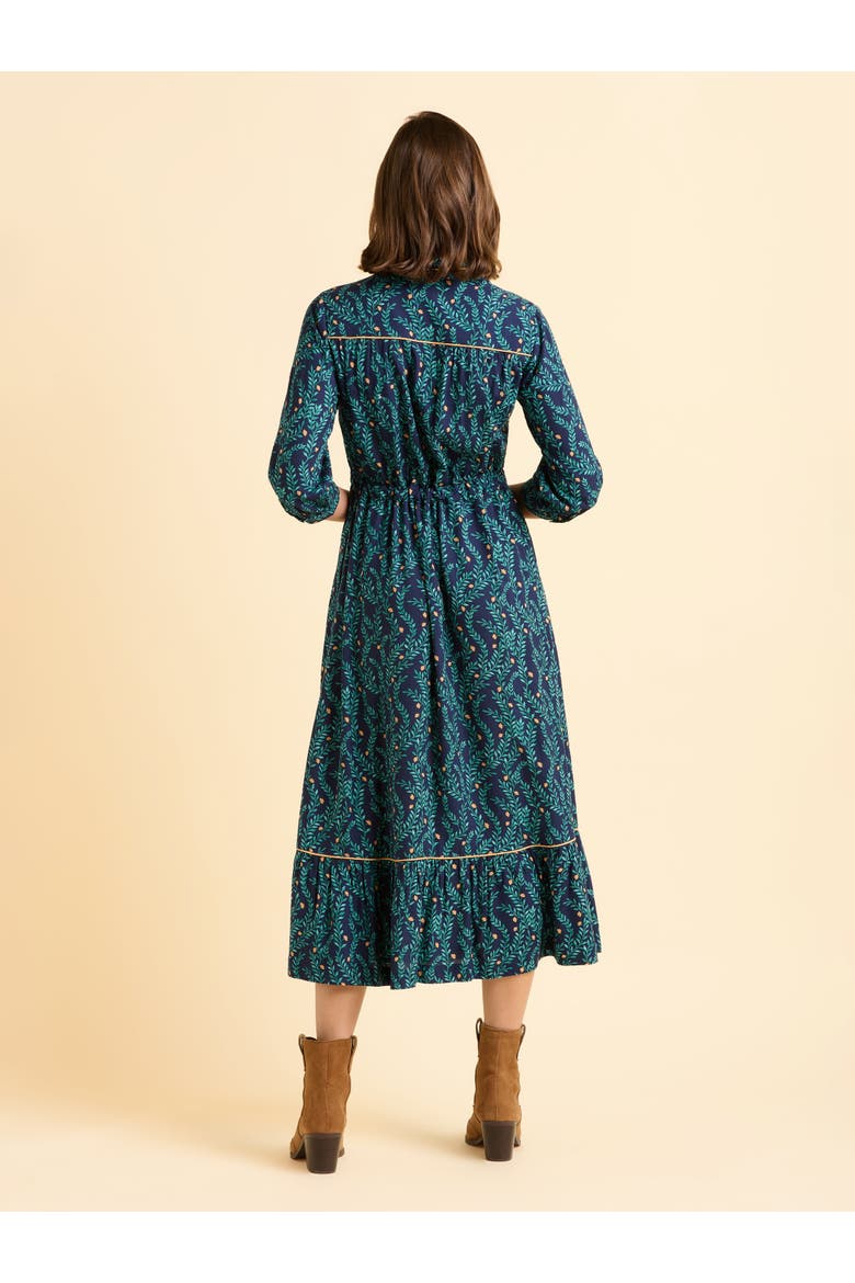 Skye 3/4 Sleeve Shirt Midi Dress