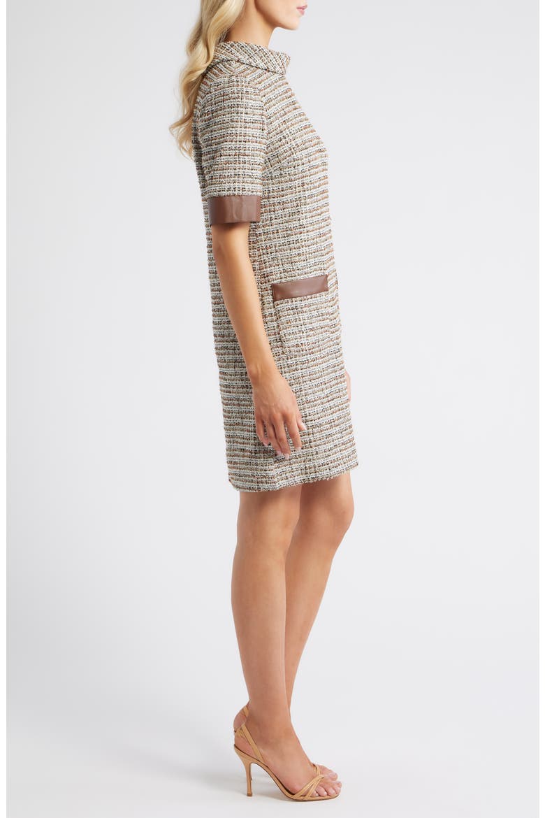 Metallic Tweed Dress
