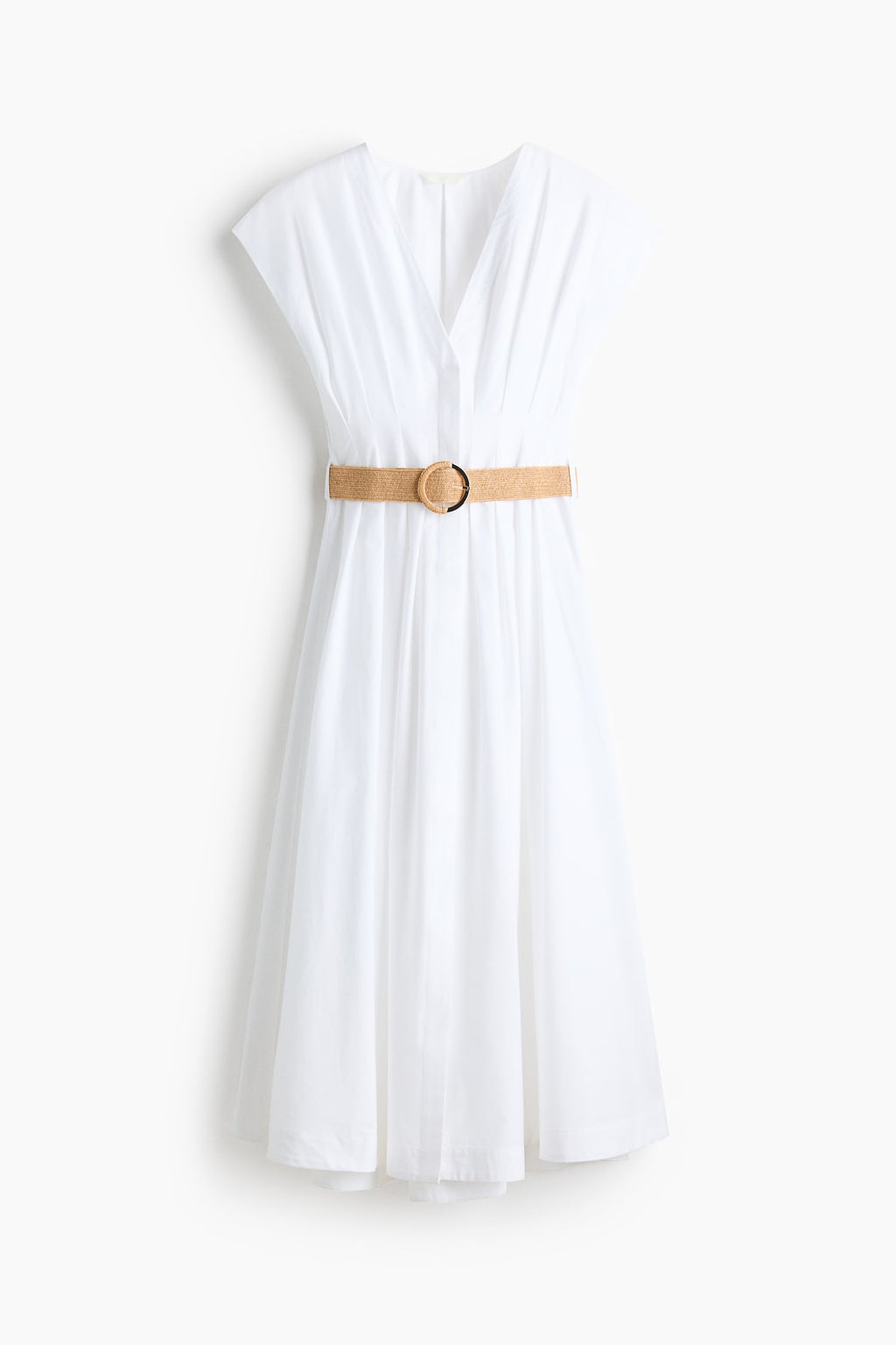 Cotton Dress with Belt