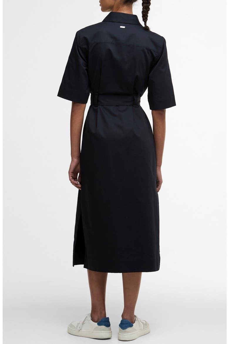 Sloane Tie Waist Midi Shirtdress