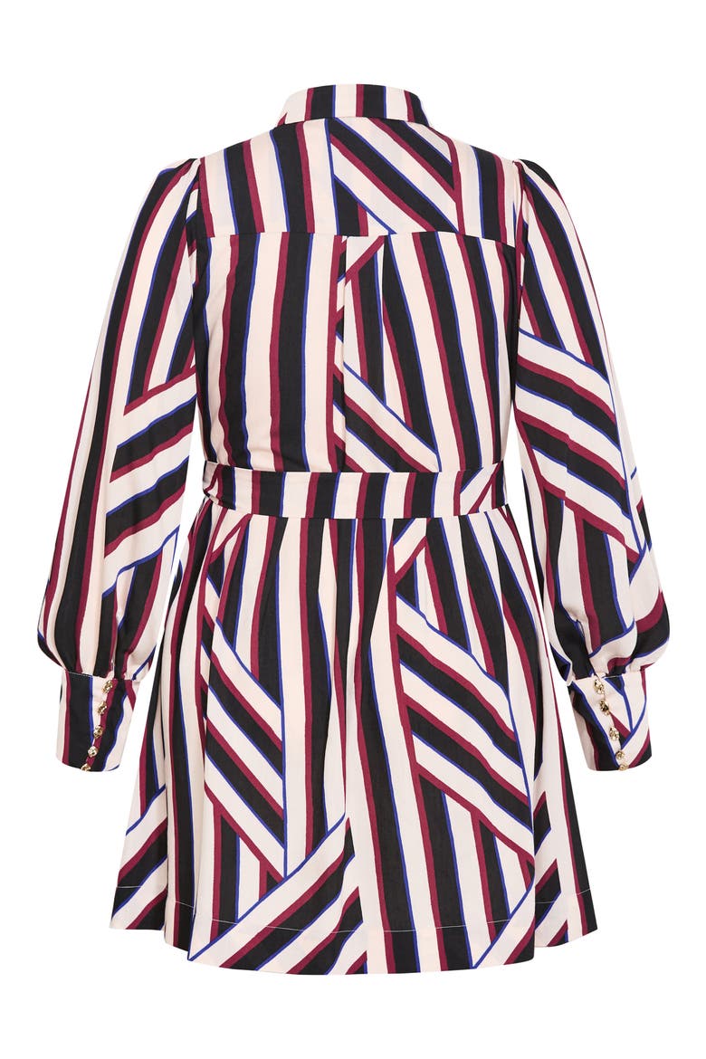 Timeless Stripe Long Sleeve Minidress