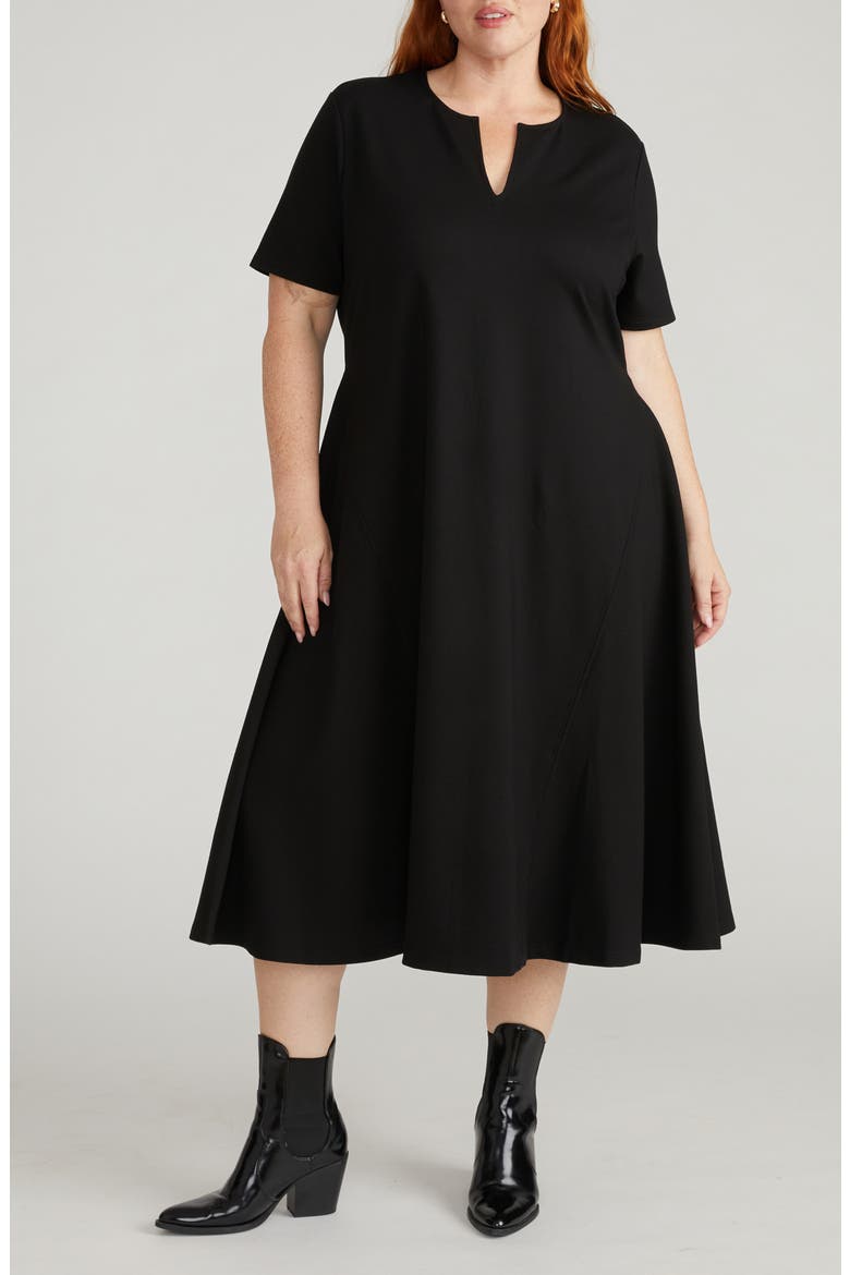 Saskia Ponte Knit Midi Dress