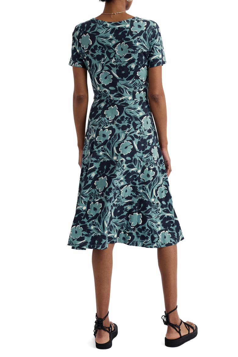 April Stretch Organic Cotton Fit & Flare Dress