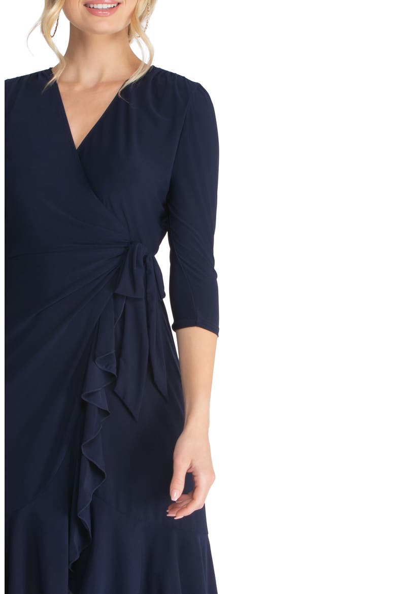 Whimsy Midi Wrap Dress