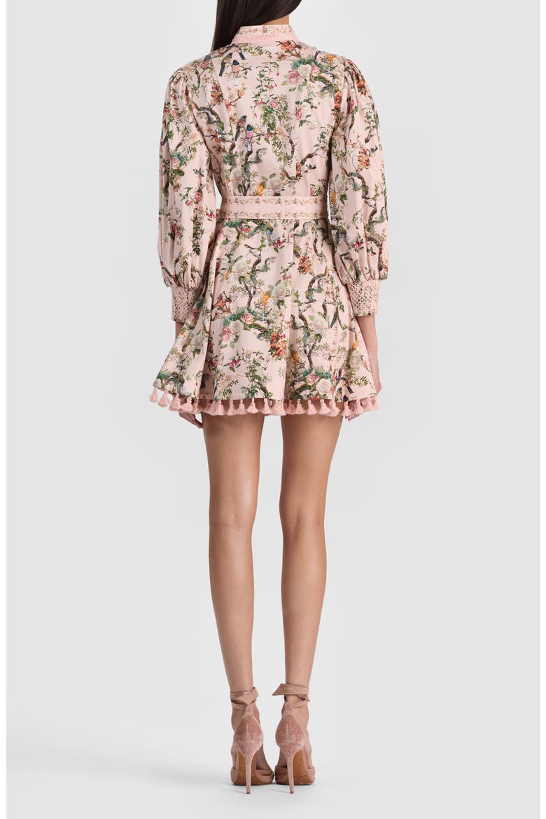 Lucy Floral Print Tie Waist Minidress