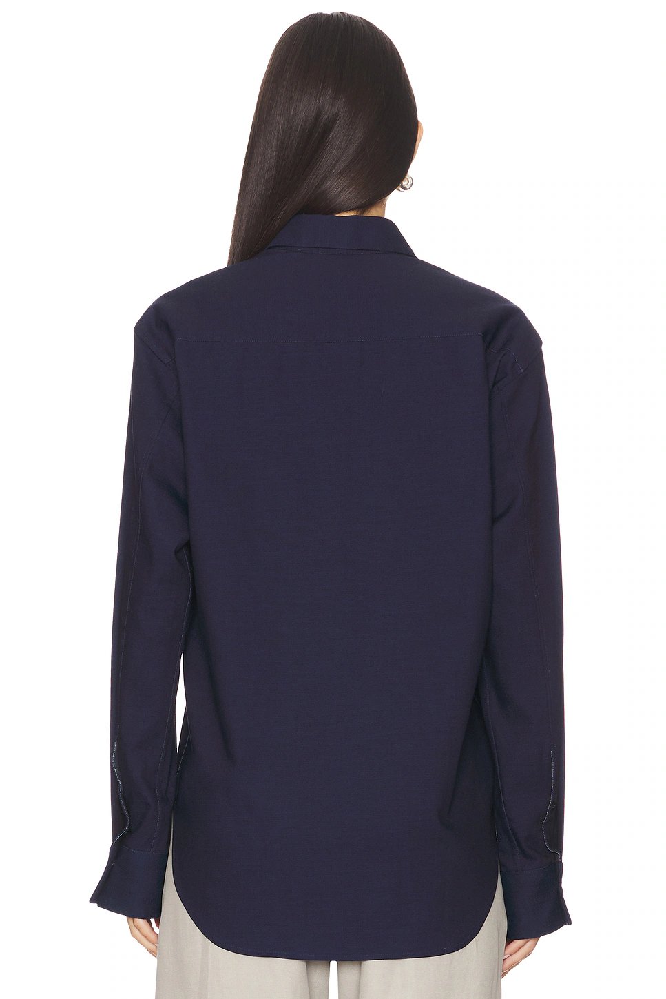ADYELA Classic Shirt in Indigo Dark Blue - Image 4
