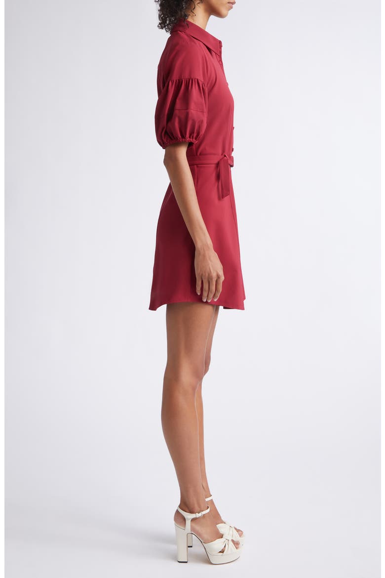 Norel Puff Sleeve Shirtdress