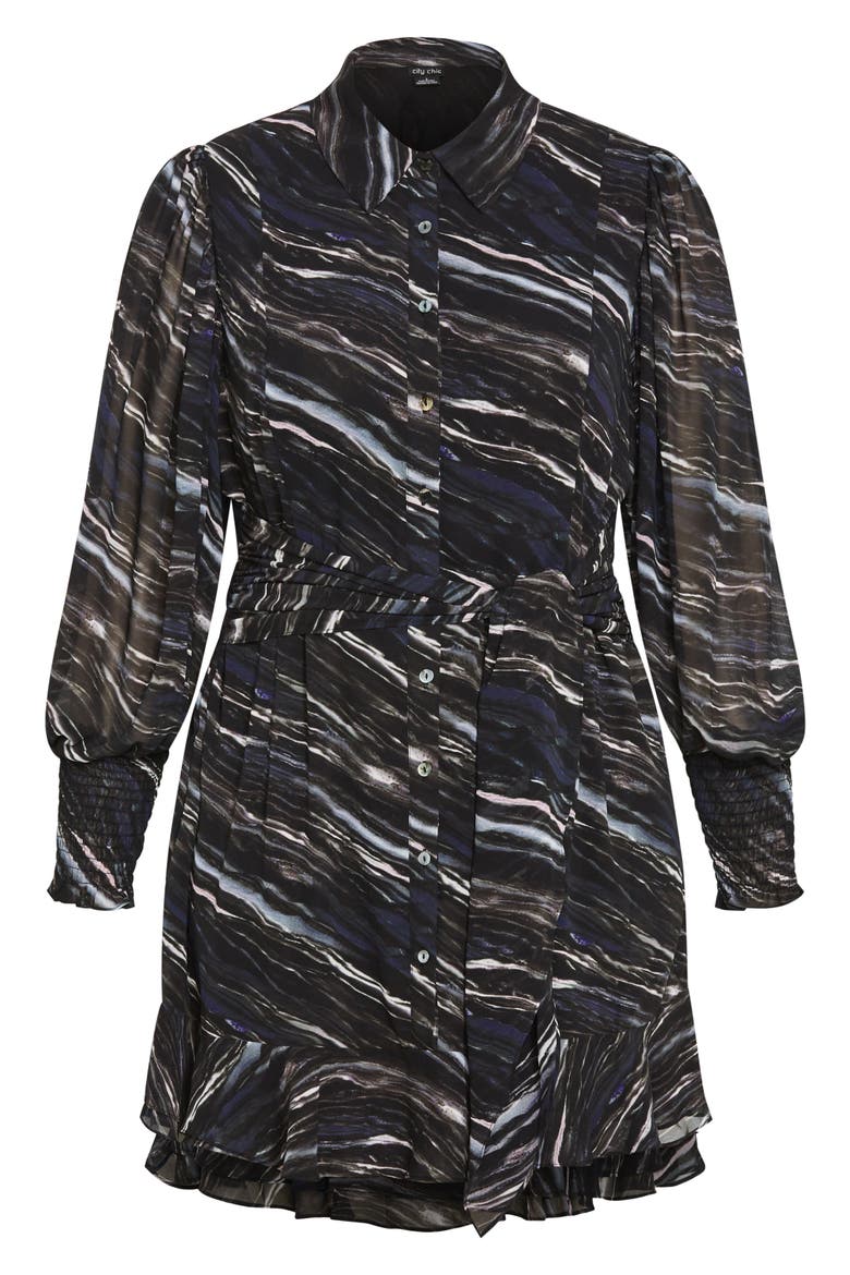Jianna Tie Waist Shirtdress