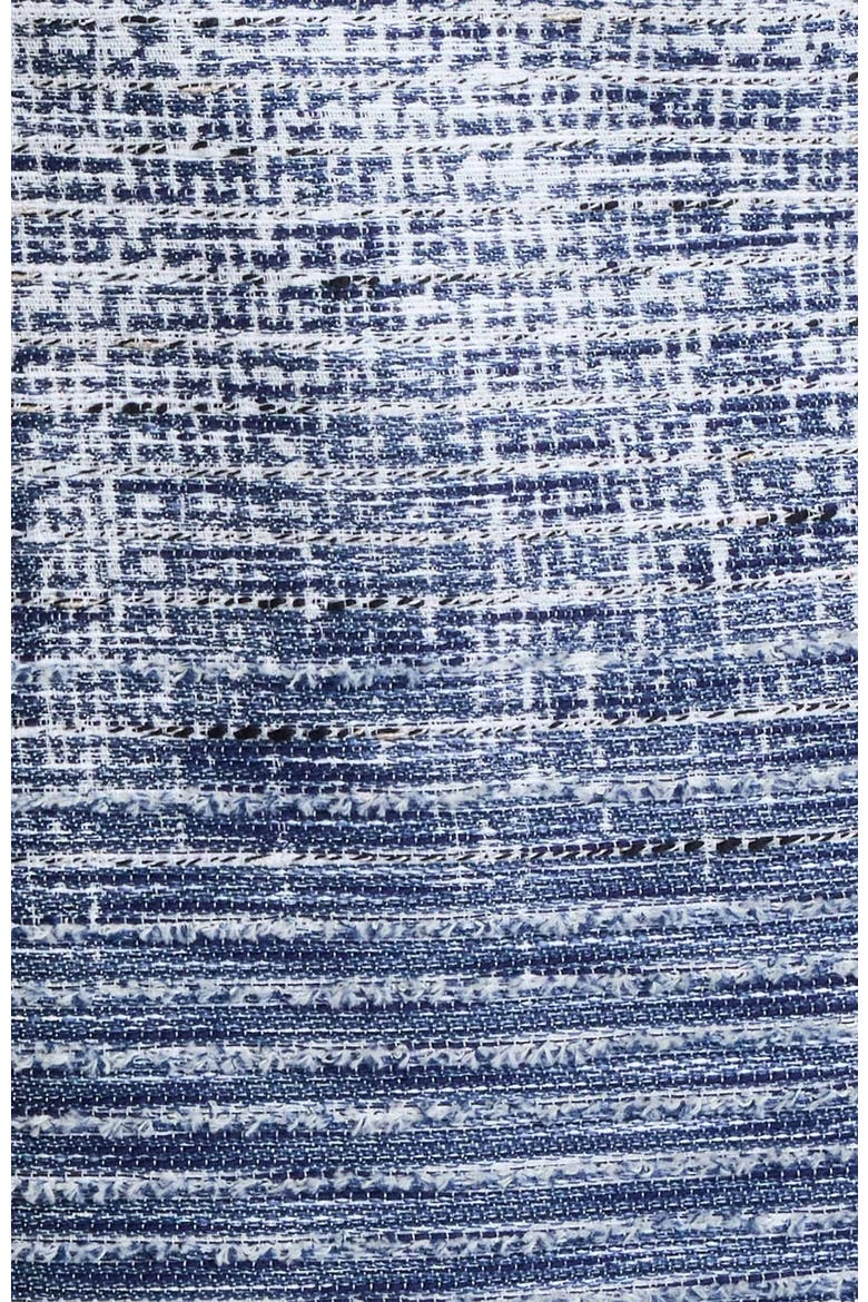 Melania Short Sleeve Shift Dress in Ombre Tweed