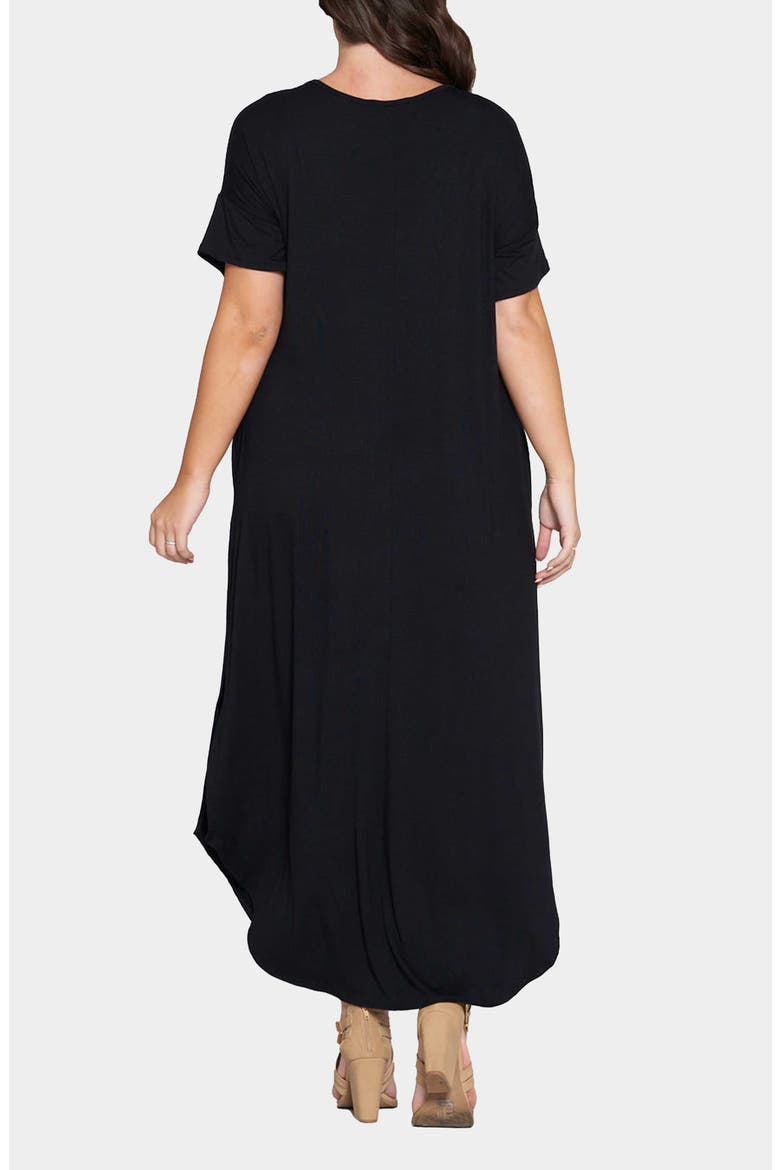 Short Sleeve Jersey Maxi Dress