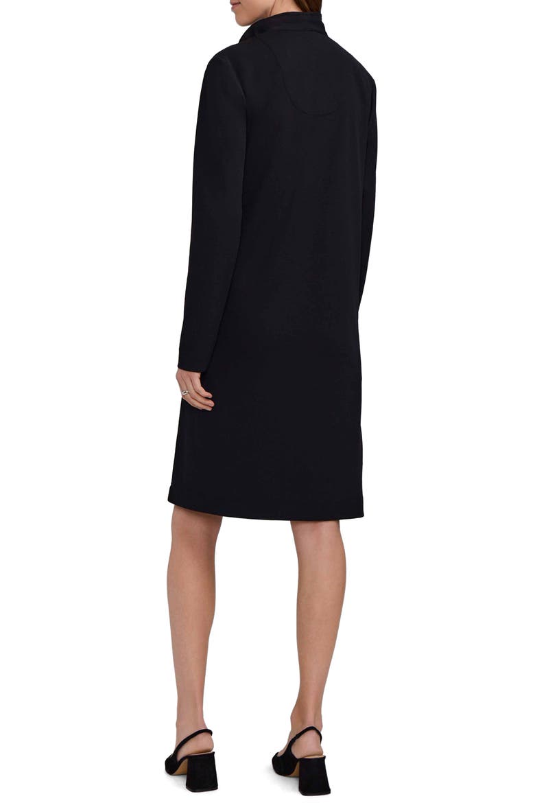 Tammy Long Sleeve Crepe Shirtdress