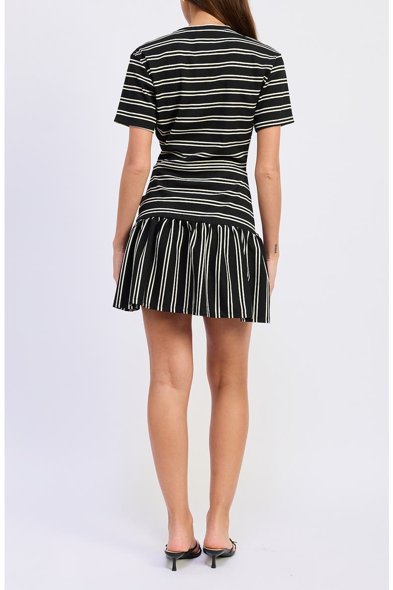Cara Stripe Jersey Minidress