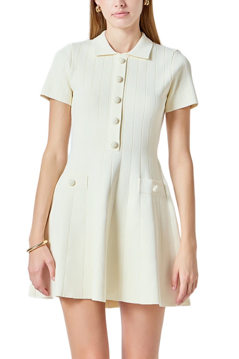 Fit & Flare Knit Minidress