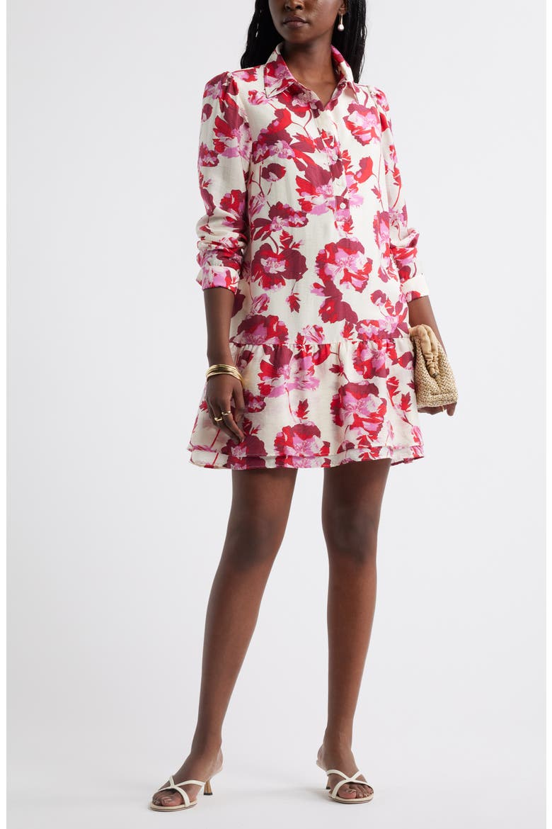 Floral Print Shirtdress
