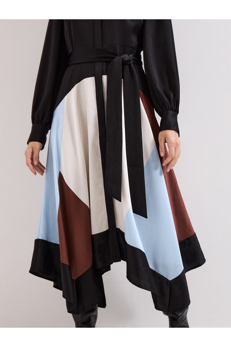 Samalie Satin Hanky Dress