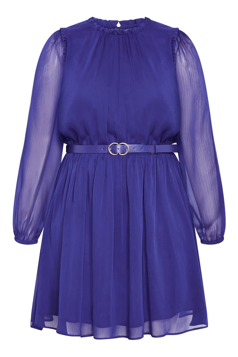 Madelynn Belted Long Sleeve Dress
