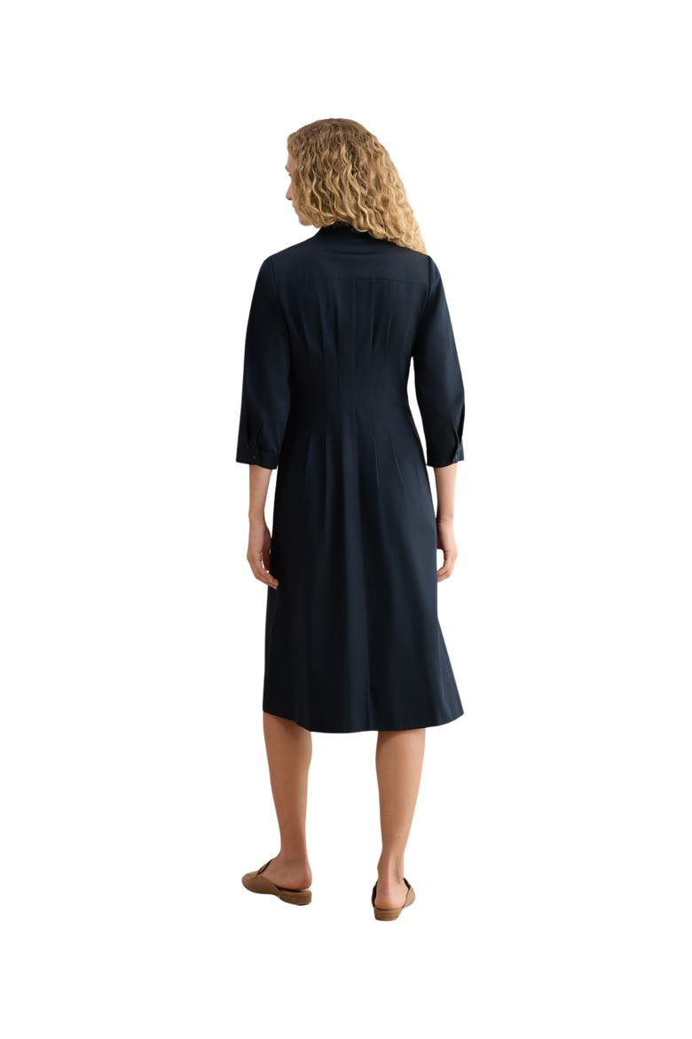 Emmaline 3/4 Sleeve V-Neck Midi Dress