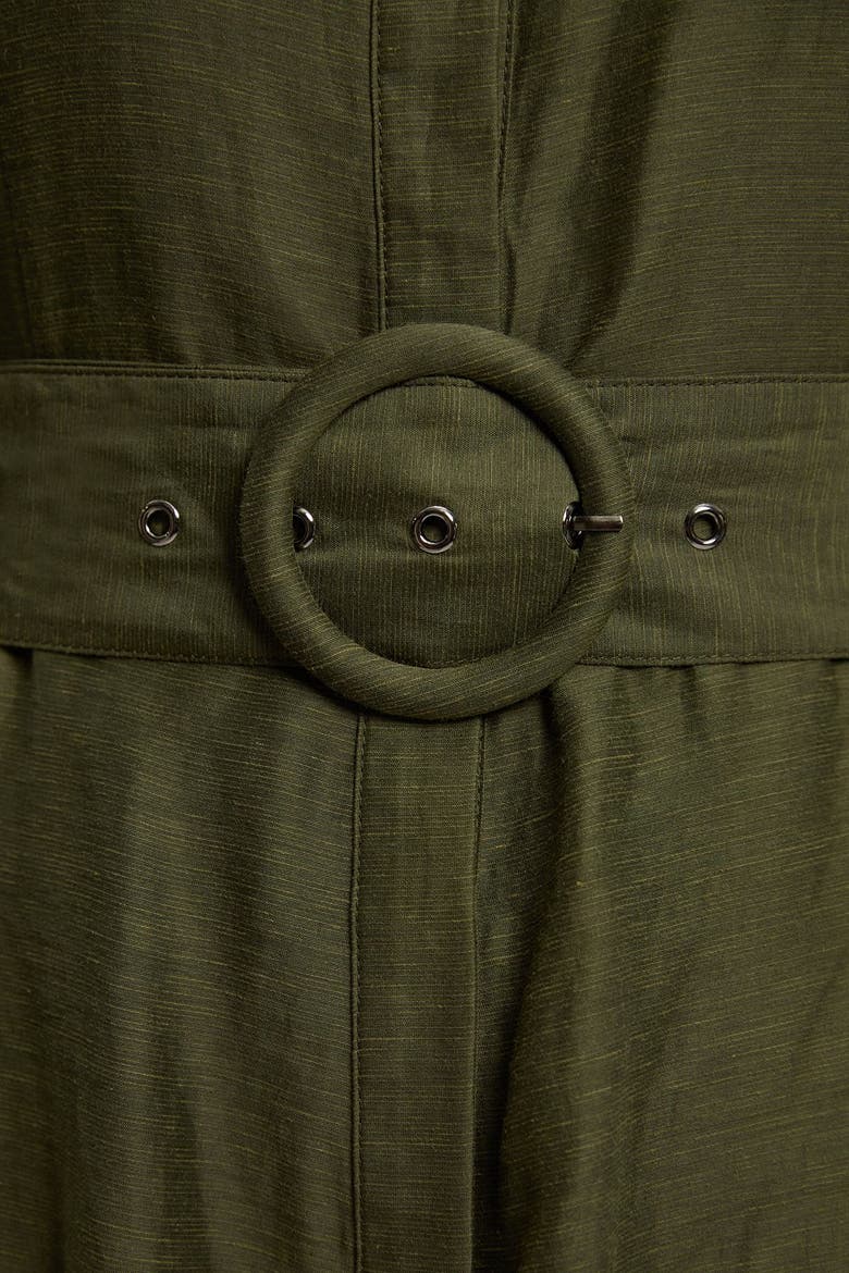 Organdie Midi Shirt Dress