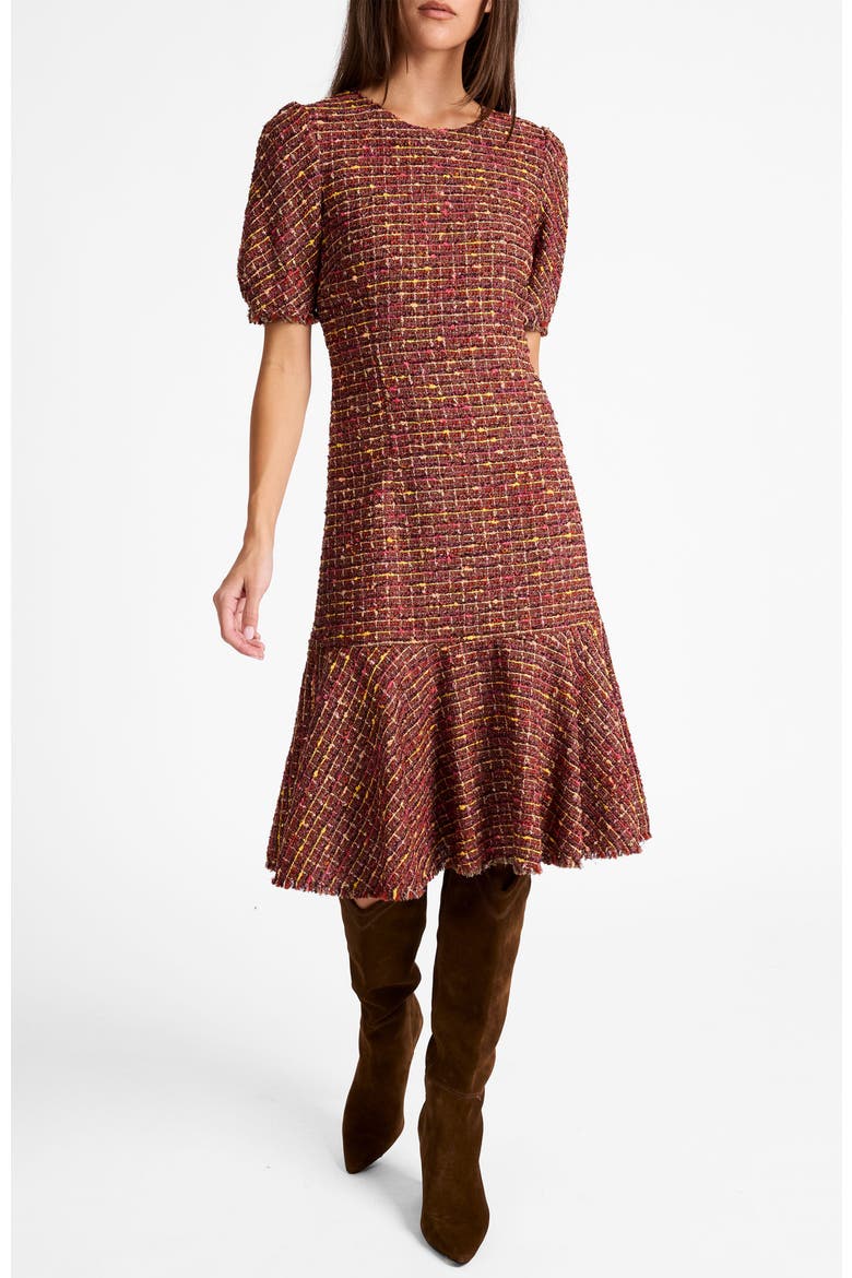 Dasia Sheath Tweed Dress