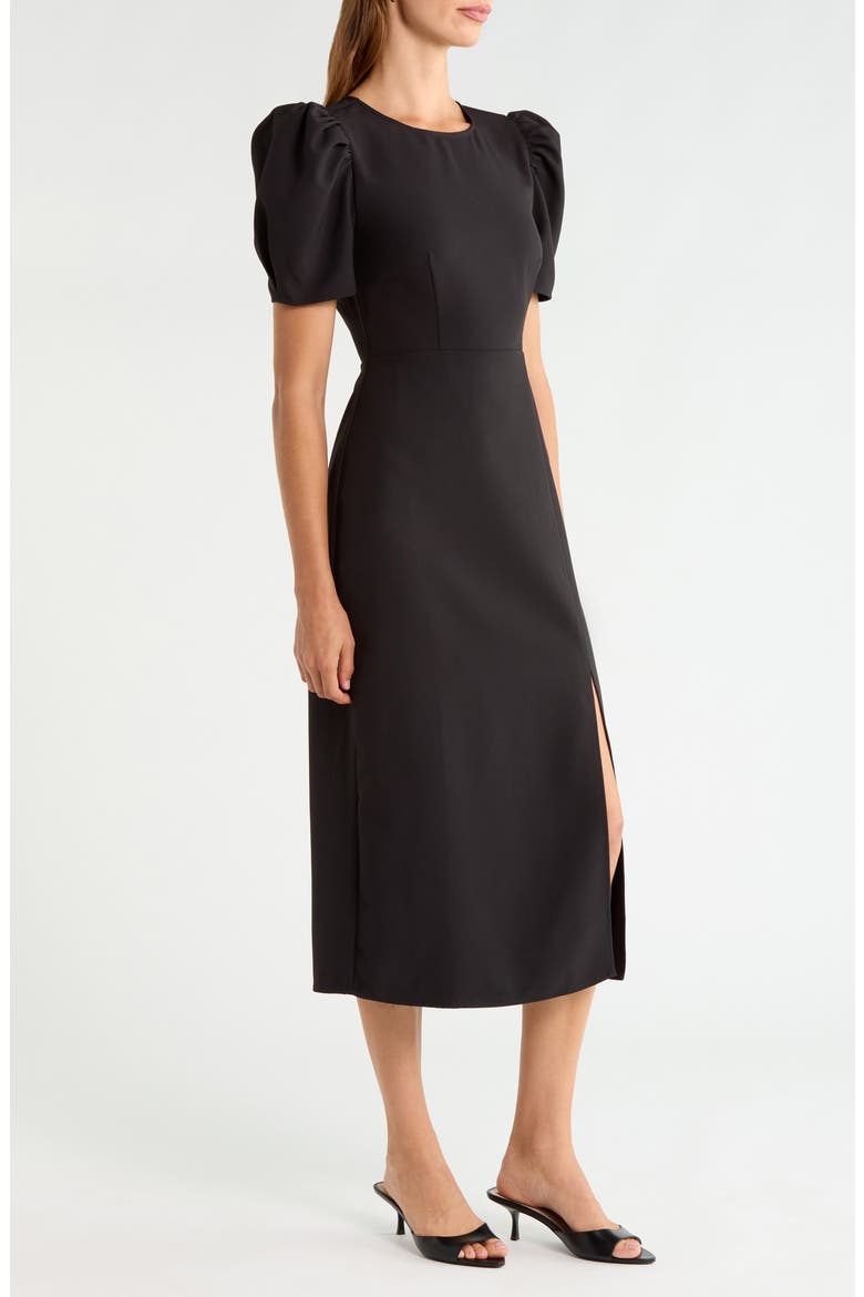 Chelsea Puff Sleeve Midi Dress