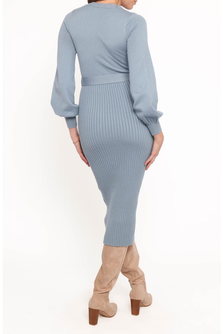 Helena Long Sleeve Midi Sweater Dress