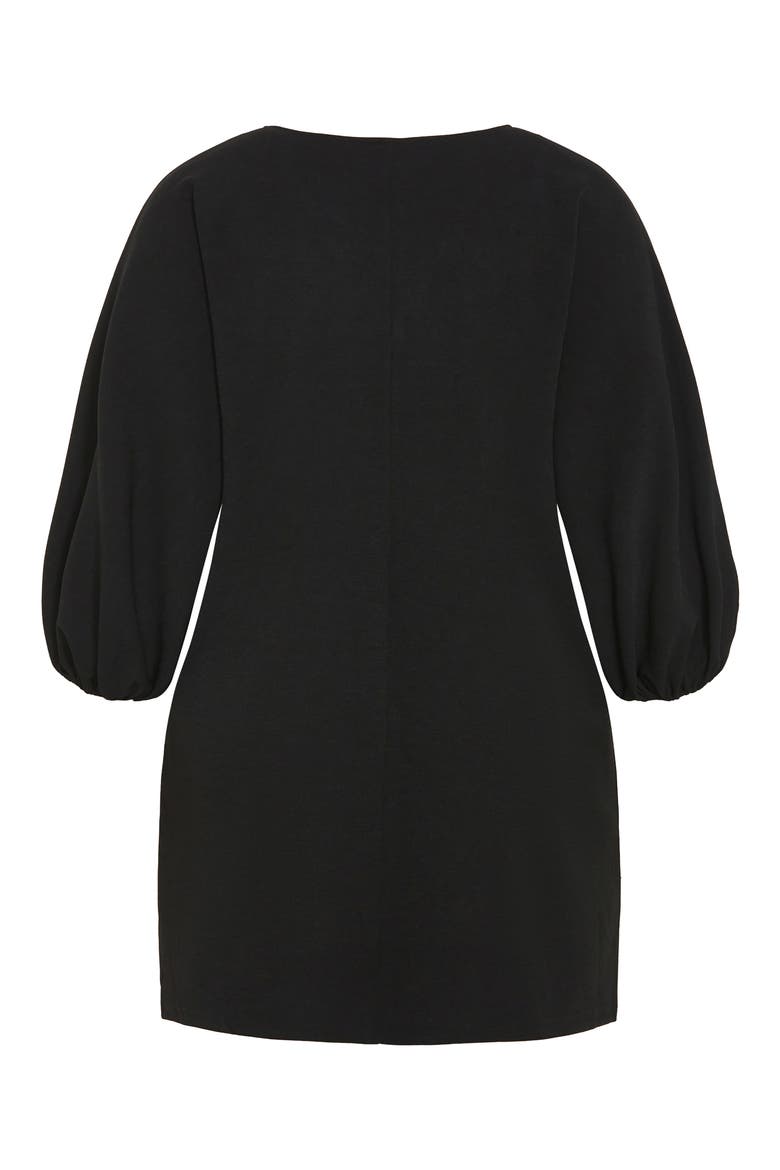 Oakleigh Long Sleeve Shift Minidress