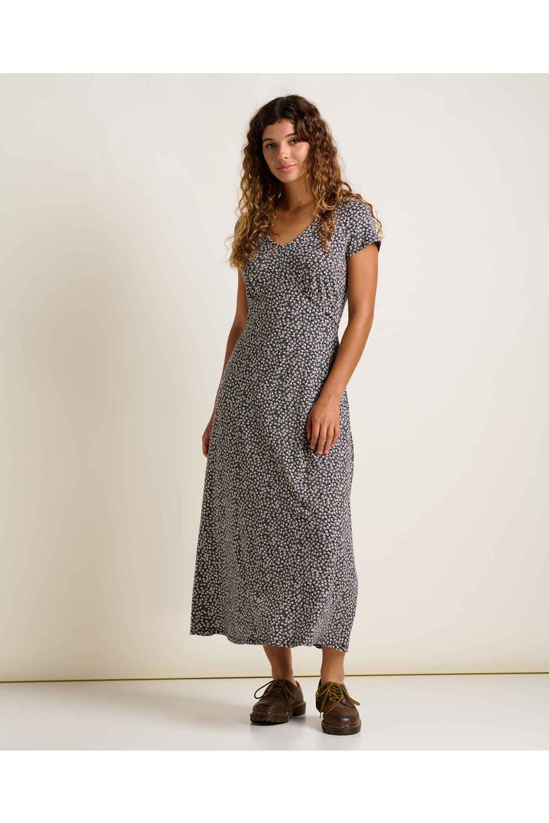 Rose Midi Short Sleeve Dress