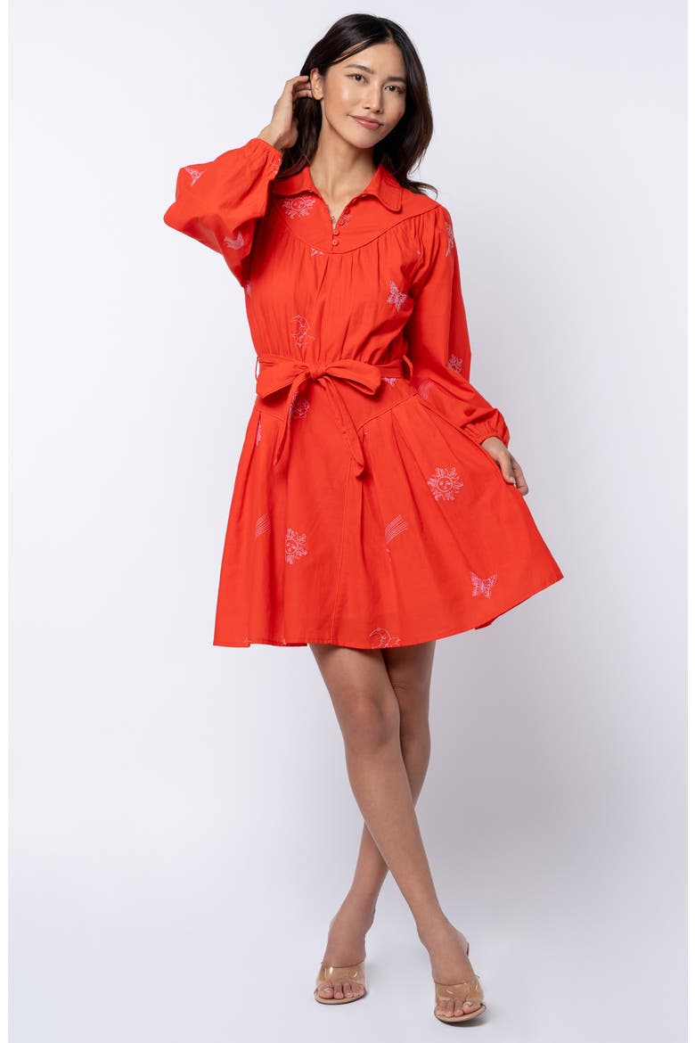 Zephyr Long Sleeve Minidress