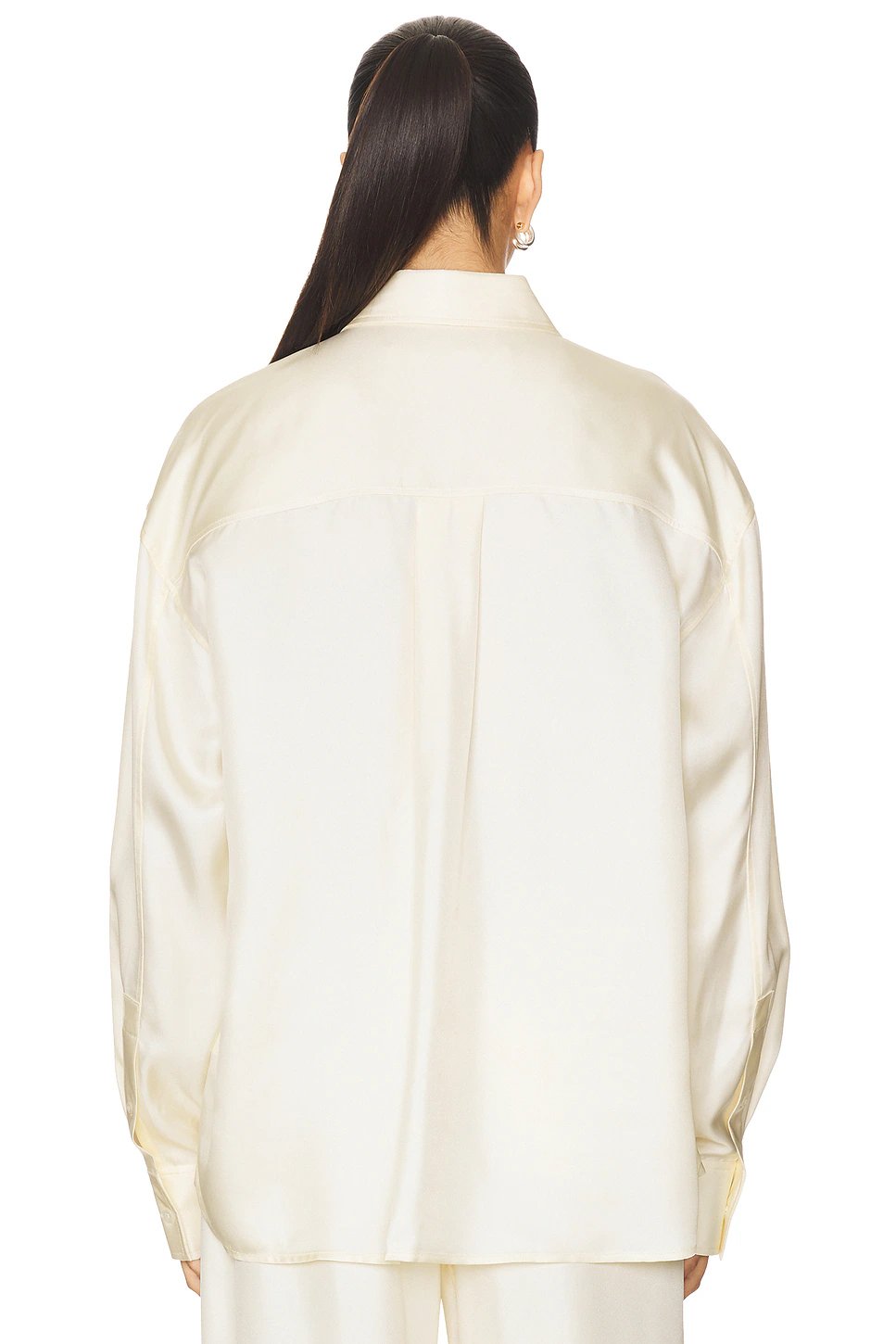 Alexander Wang Button Up Shirt in Ivory - Image 3