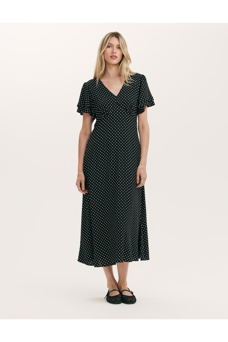 Saskia Polka Dot Midi Tea Dress