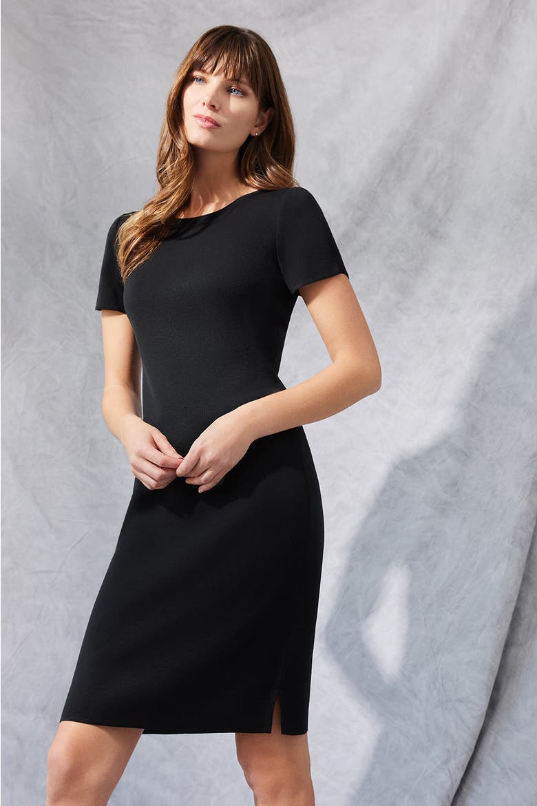 Short Sleeve Knit Dress