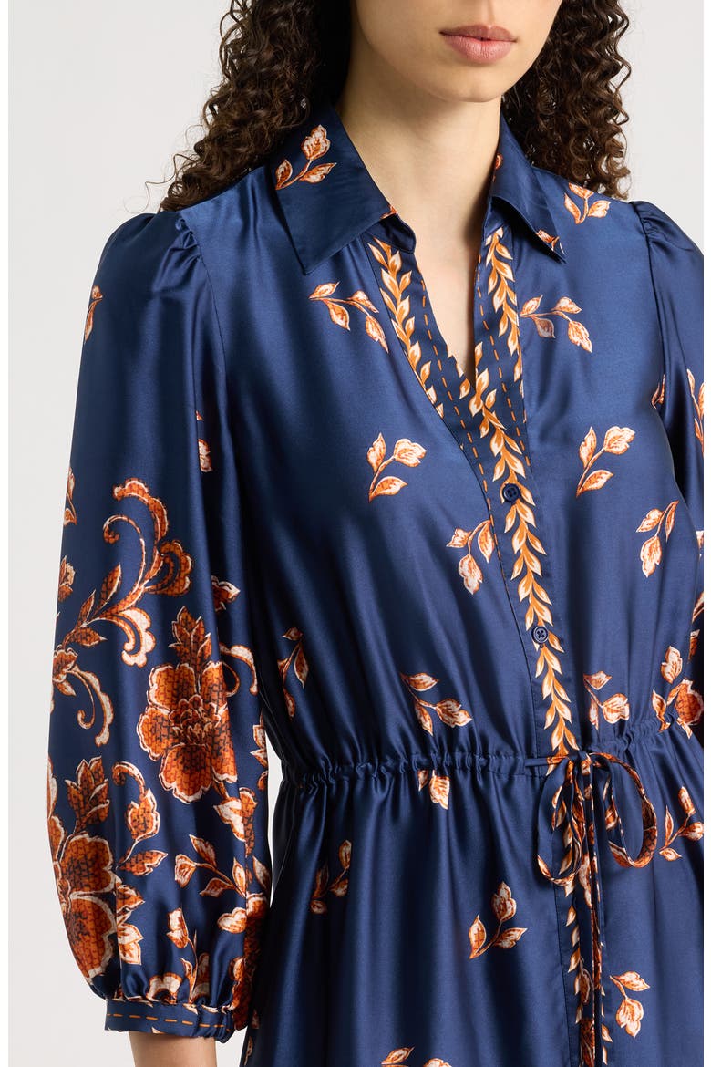 Printed Shirtdress