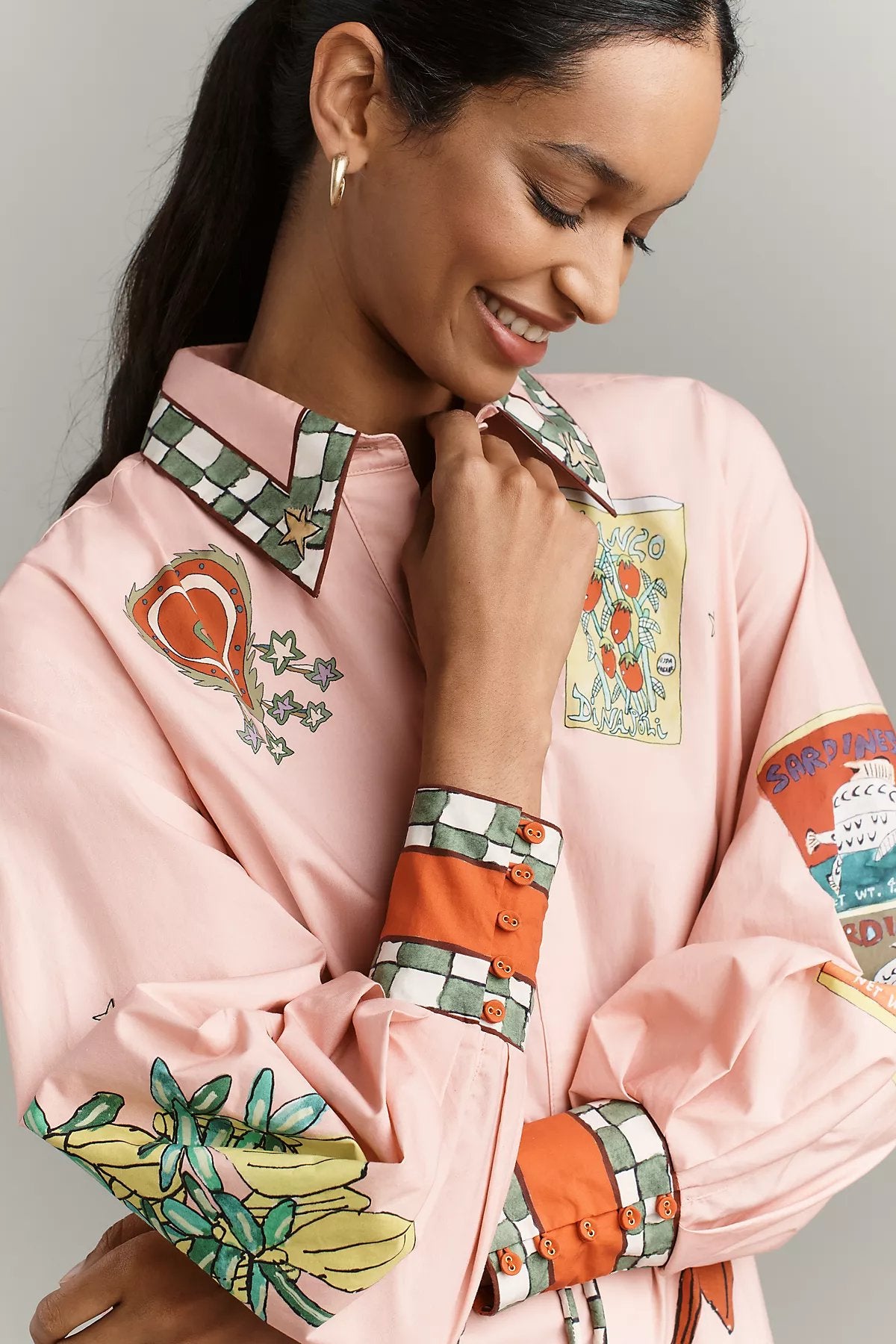 ALÉMAIS Contessa Cotton Midi Shirt Dress - Image 4