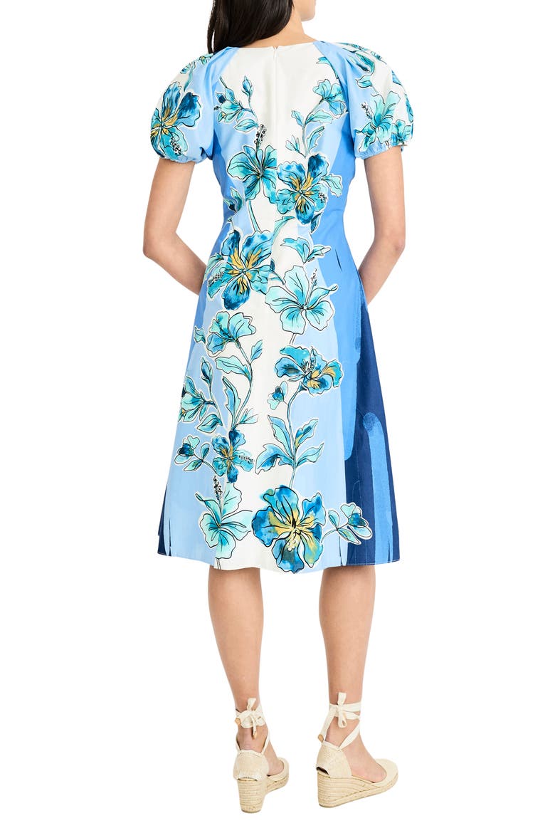 Floral Print Fit & Flare Dress